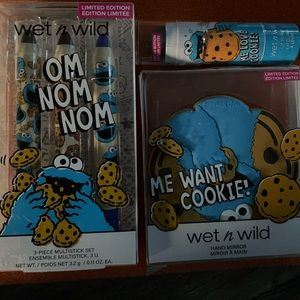 New wet n wild limited edition Sesame Street Cookie Monster makeup